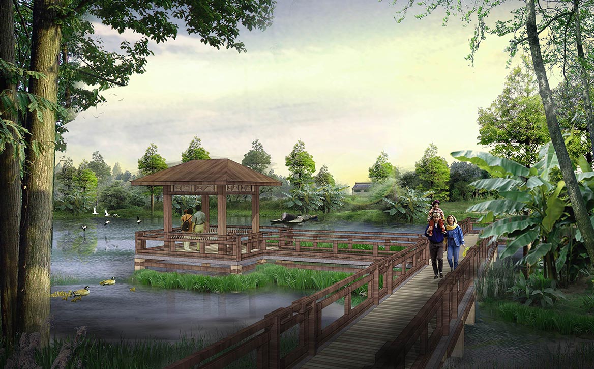 洪梅鎮梅沙村濕地公園整體規劃設計圖4