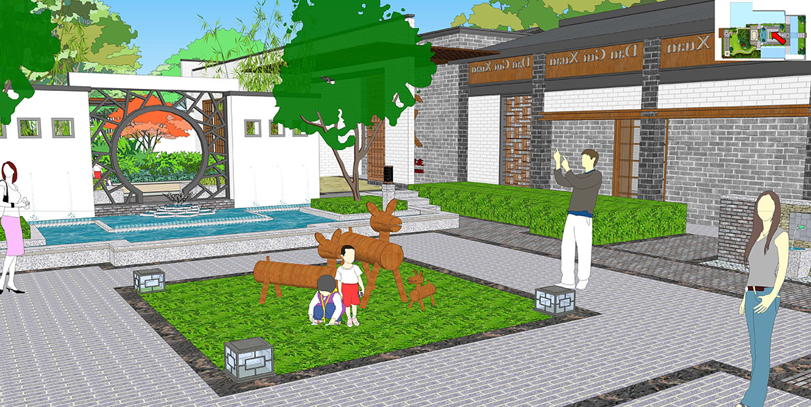 橫瀝鎮六甲村美麗幸福村居建設方案設計圖4
