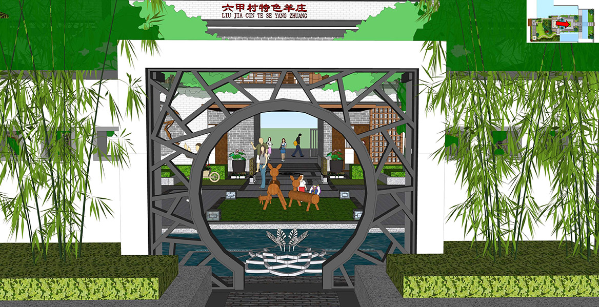 橫瀝鎮六甲村美麗幸福村居建設方案設計圖6
