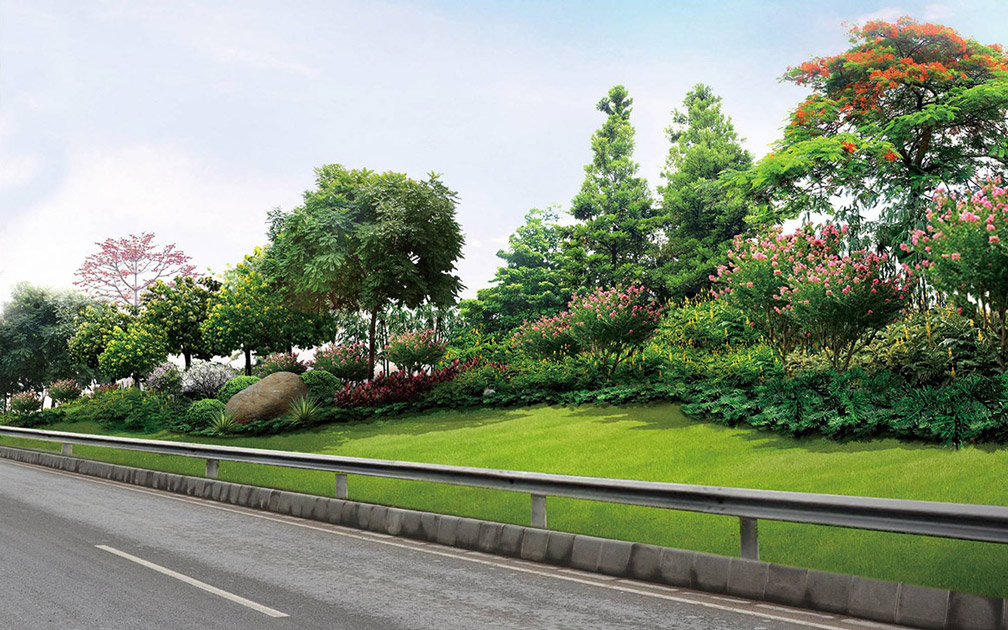 城市道路景觀設計圖片