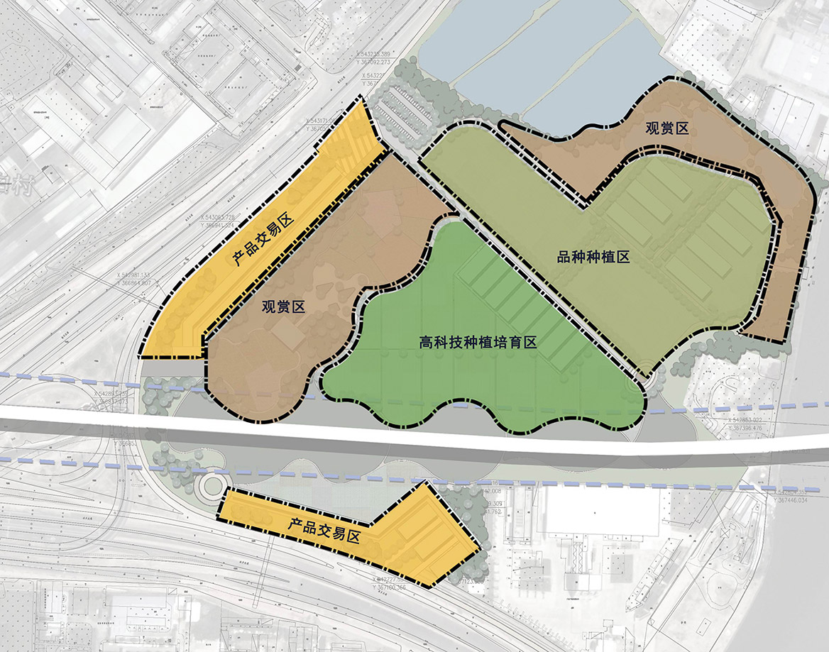 道滘鎮蔡白都市農業園規劃設計功能分區規劃
