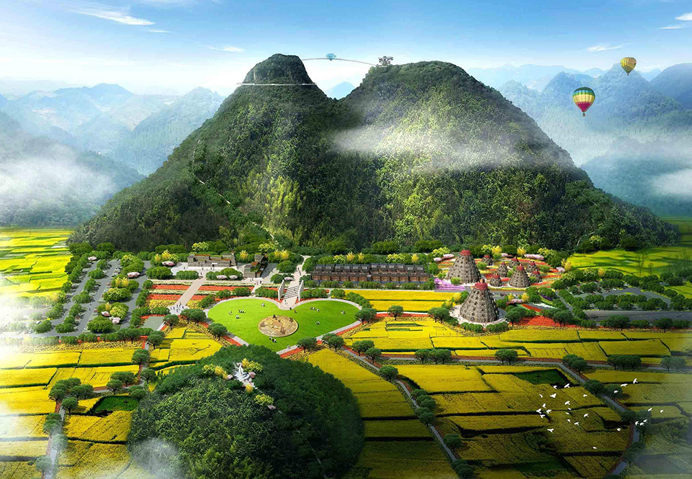 農旅融合的景觀設計原則圖片