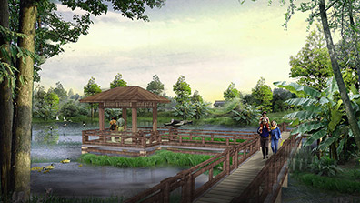 生態理念下城市濕地公園景觀設計措施