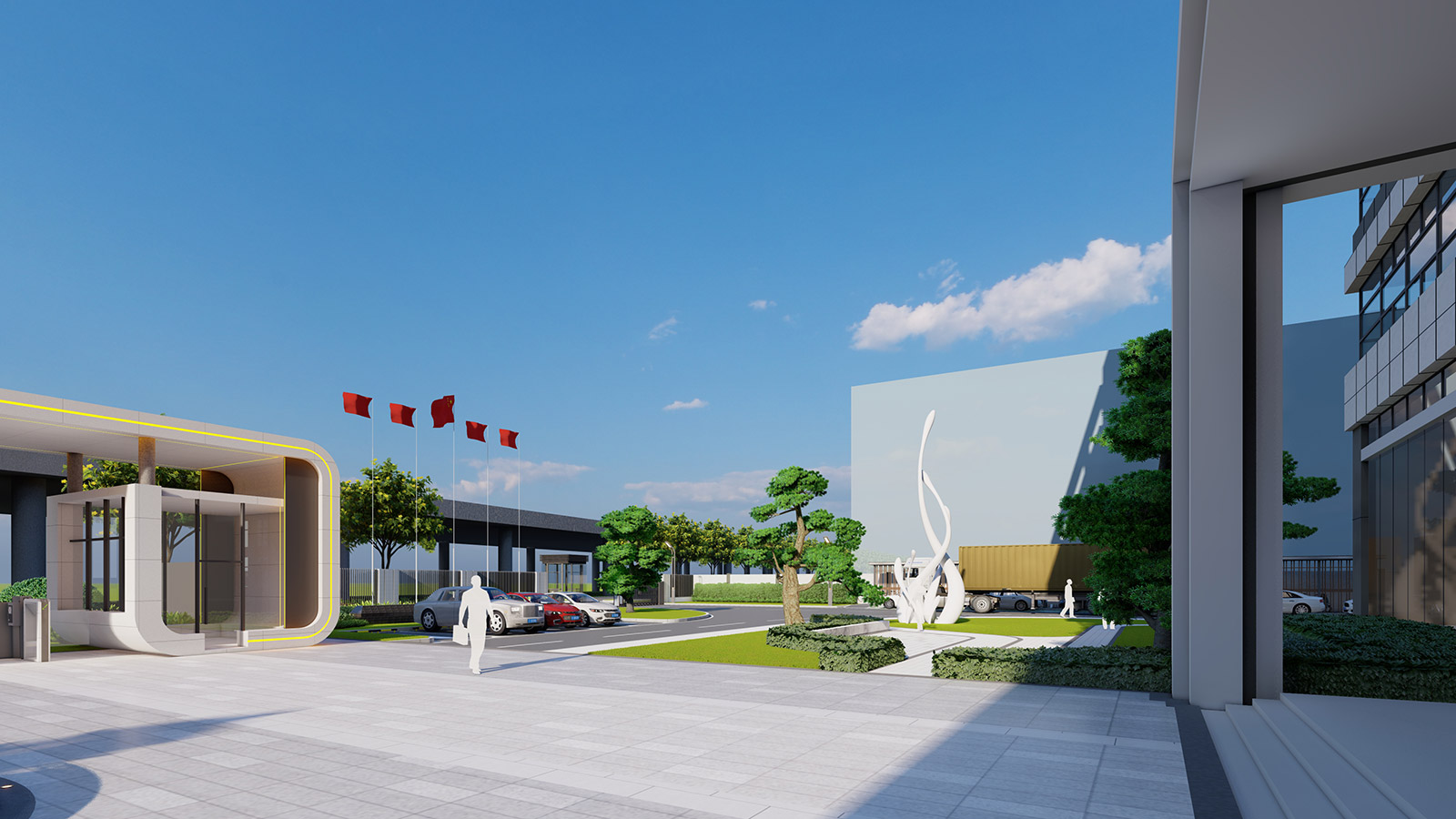 工業廠區園林綠化1
