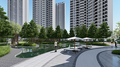 居住區景觀“海綿化”技術的融合